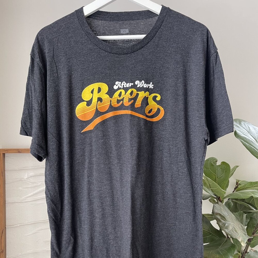 Mens Bill Murray CHIVE x Members Only After Work Beers T-Shirt Tee Shirt Size XL